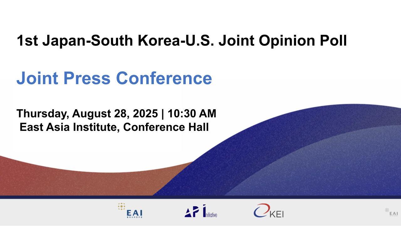 Division or Cooperation: Japan Results of the Japan-South Korea-U.S. Joint Opinion Poll